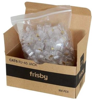 FRİSBY CAT6 RJ-45 JACK 100PCS