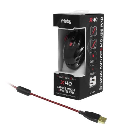 FRİSBY FM-G3240K X40 GAMİNG MAMİNG MOUSE AND MOUSE PAD
