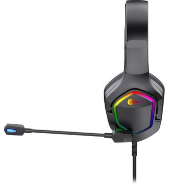 LENOVO LECOO HT403 RGB USB 2.0 JACK BLACK MİKROFONLU OYUNCU KULAKLIĞI