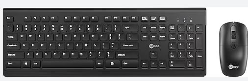 KW203 KABLOSUZ SİYAH KLAVYE MOUSE SETİ