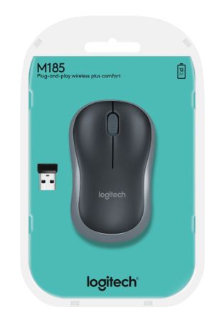 LOGİTECH M185 OPTIK GRİ MOUSE