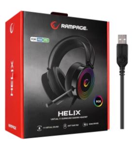 RAMPAGE HELİX RM-K97 OYUNCU KULAKLIĞI (Gaming Kulaklık)