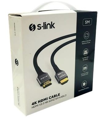 S-LİNK 4K HDMI CABLE SLX-HD4K05 5 METER KABLO