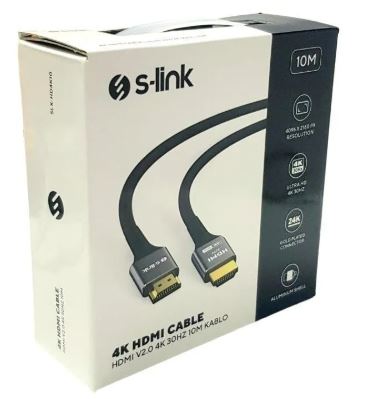 S-LİNK HDMI CABLE V2.0 10M KABLO