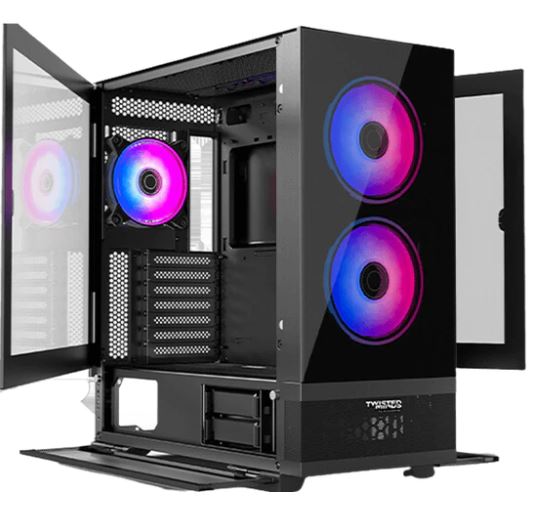 TWİSTED MİNDS TM-X5-B MİNİMALİST 04 MİD TOWER OYUNCU KASASI( SİYAH)