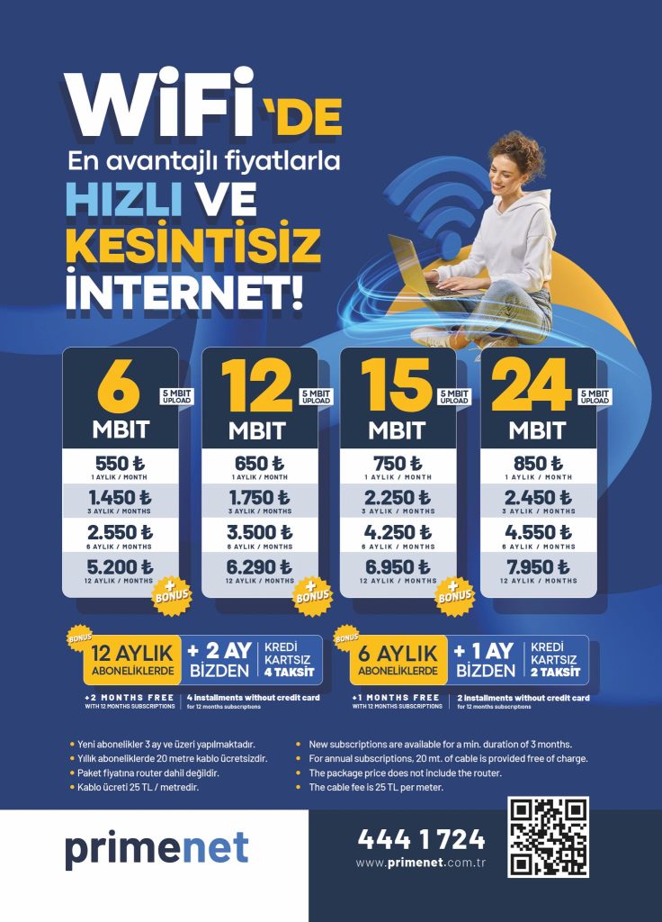 Primenet İnternet Satışı