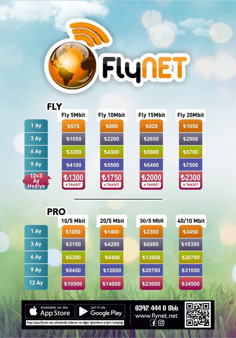 FLYNET İnternet Satışı
